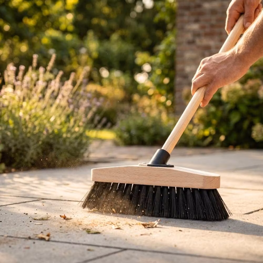 Bedsland Heavy Duty Floor Scrubbing Brush Head with Stiff Bristles, Black and Multicolour, Width: 22.86 cm – 3