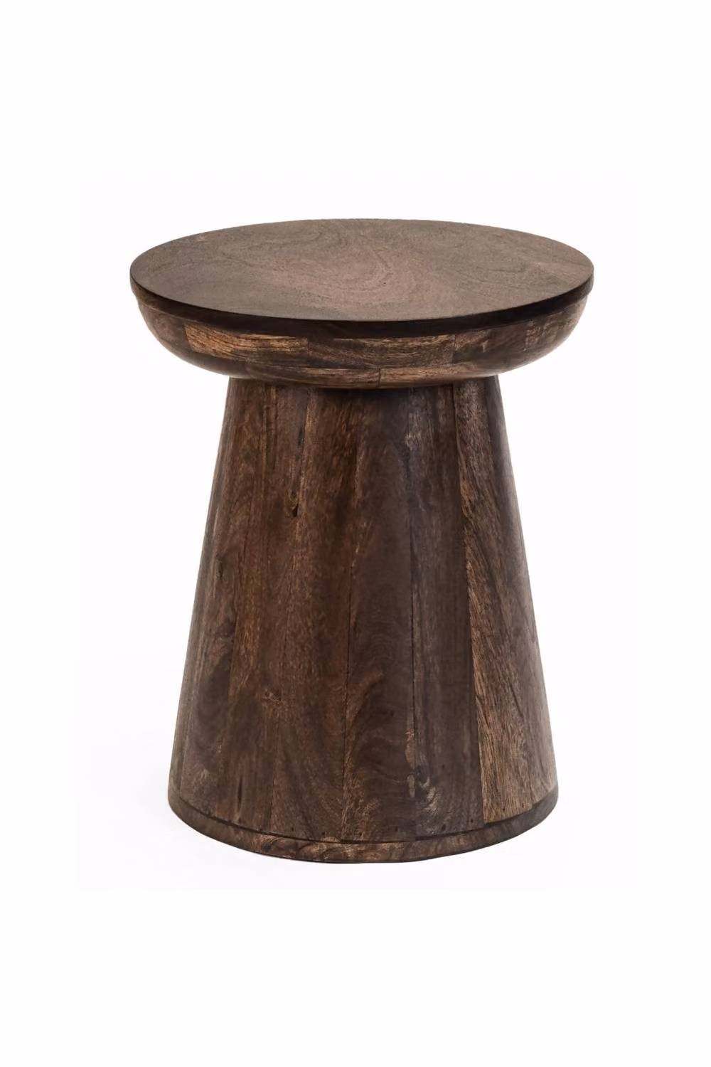 IH Design Bathwick Side Table in Brown Solid Mango Wood, W/D/H: 38.0 x 45.0 x 38.0 cm – 2