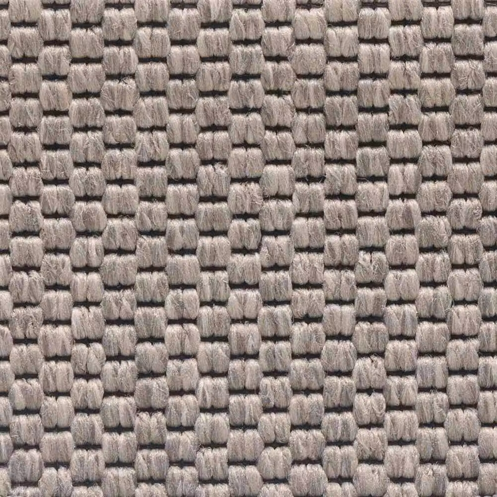 Berkfield Home Self-adhesive Sisal-Look Stair Mats, 15 Pieces, Taupe and Silver, W: 56 cm, D: 17 cm, H: 3 cm – 4