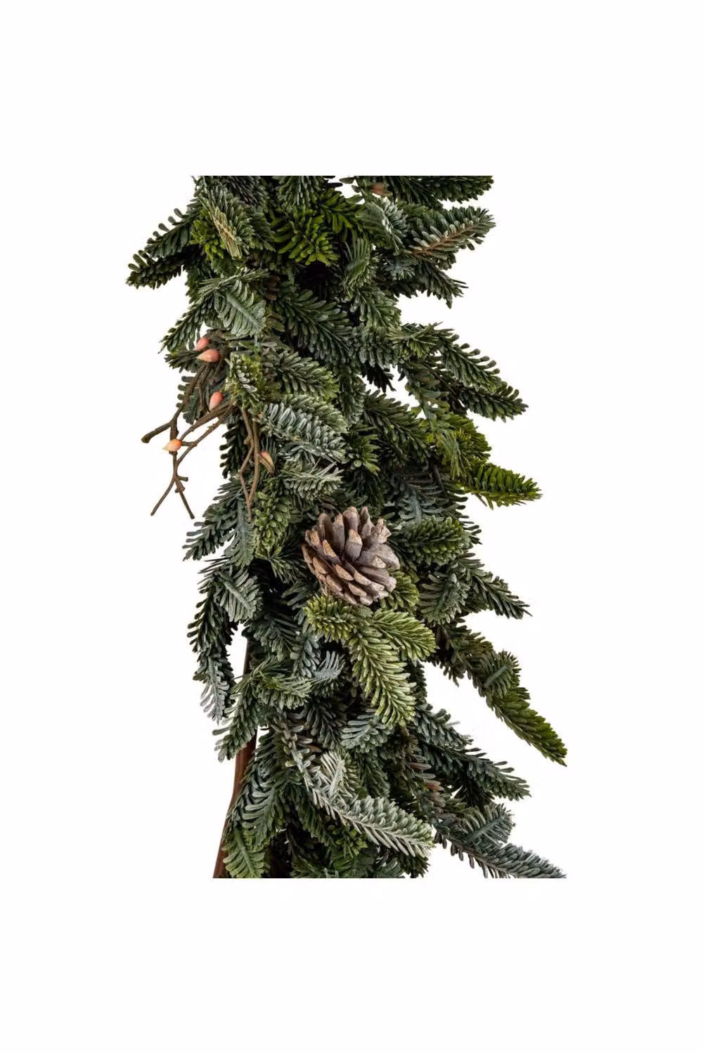 KDMD Woodland Pine Garland with Pinecones in Green Faux Christmas Foliage – 2