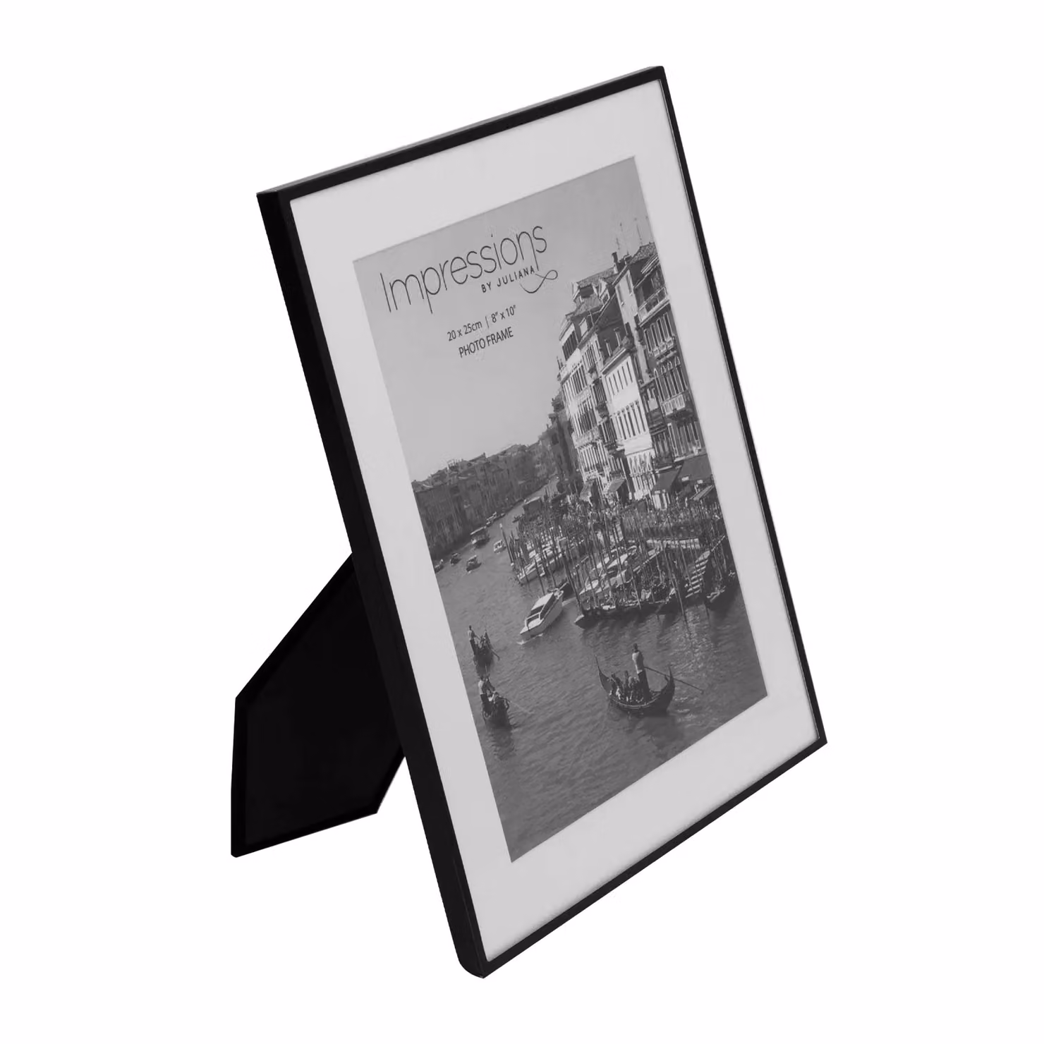 IMPRESSIONS Black Metal Rectangular Single Tabletop Photo Frame – 2
