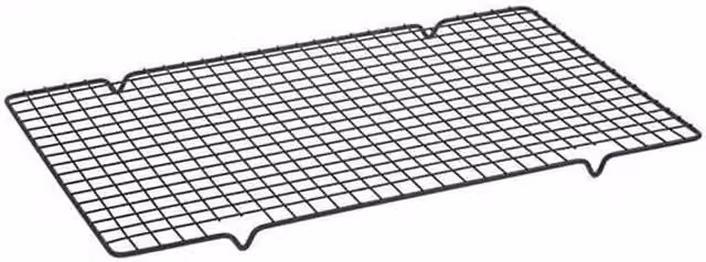 Dexam Non-Stick Rectangular Metal Cooling Rack in Black