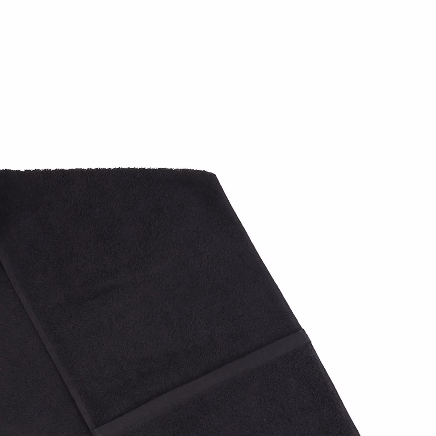 Towel City Luxury Black Cotton Terry Gym Towel – 2