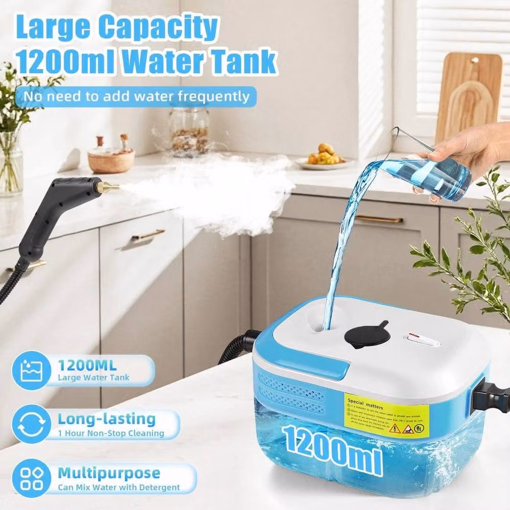 SPETLEK High Temperature High Pressure Handheld Steam Cleaner Machine in Blue – 3