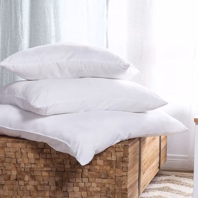 Wyld Haus Premium Soft Microfibre Bed Pillow, White, W/D/H: 80 x 80 x 80 cm