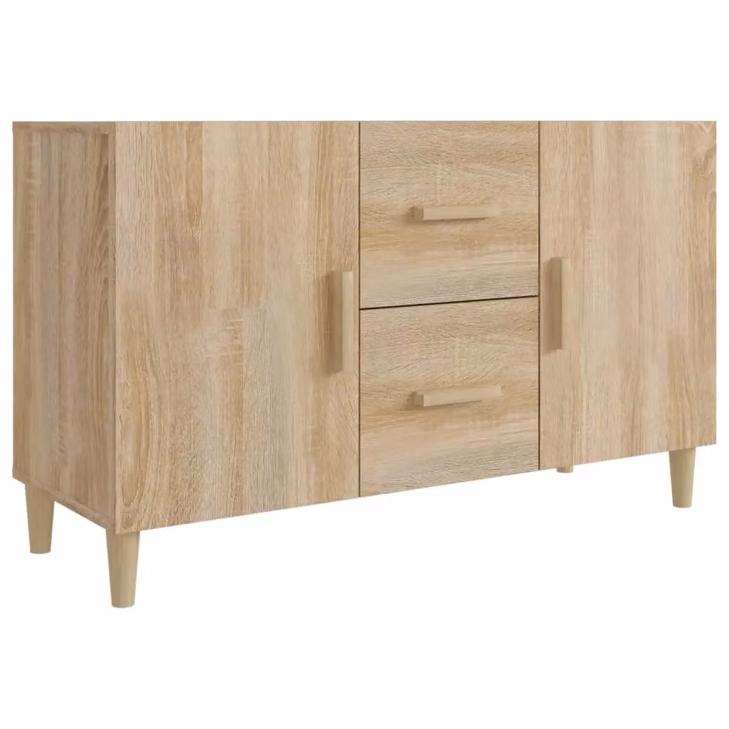 Berkfield Home Sonoma Oak Sideboard in Brown, W/D/H: 100 x 36 x 60 cm – 2