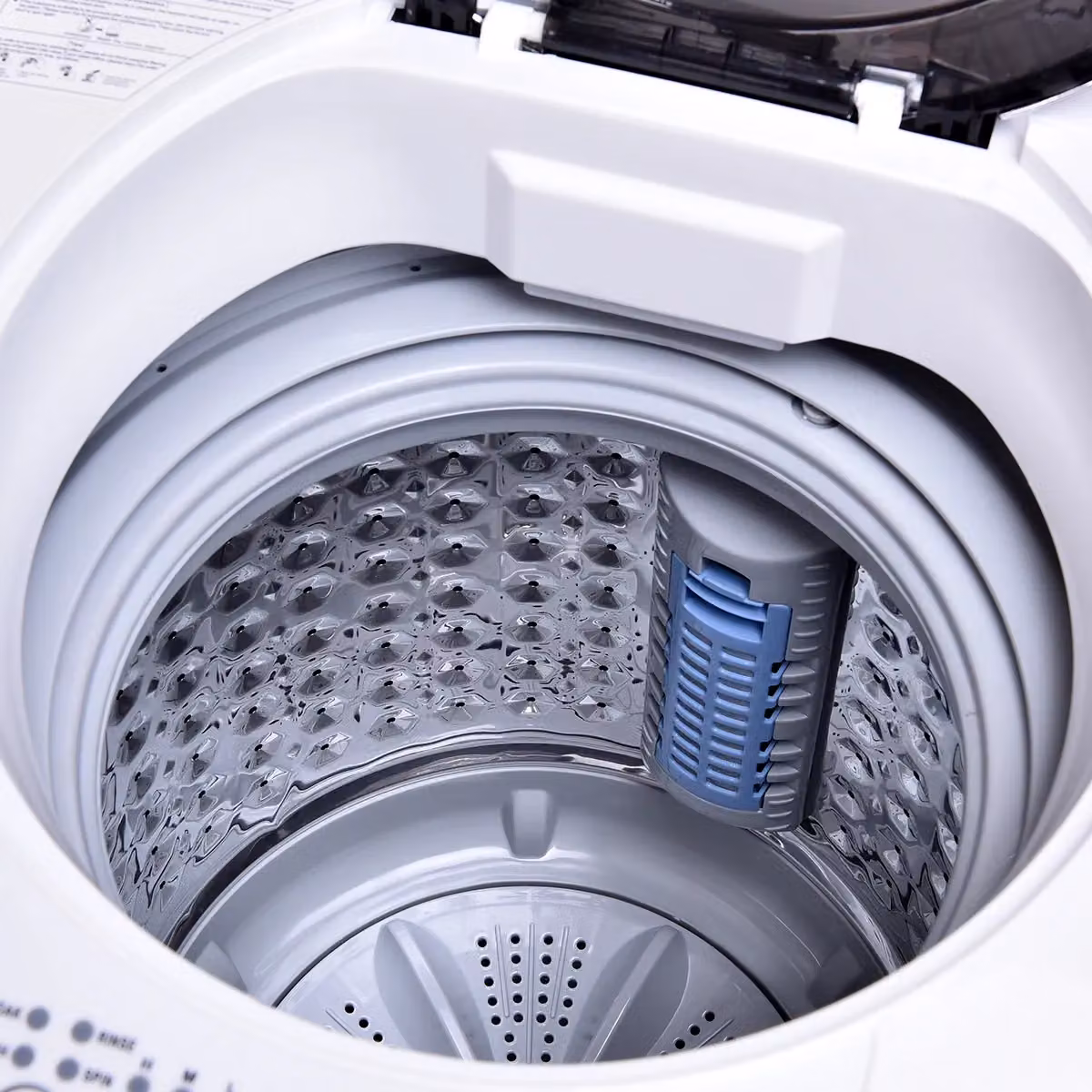 Gymax Portable 2 in 1 Full-Automatic Top Load Washing Machine in White – 3