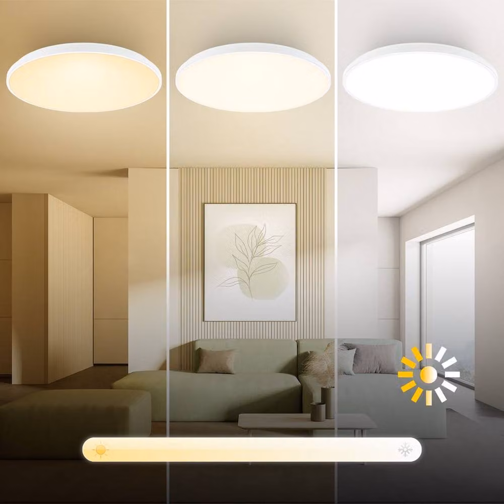 Briloner White 44W CCT Dimmable LED Ceiling Light with Remote Control – 5