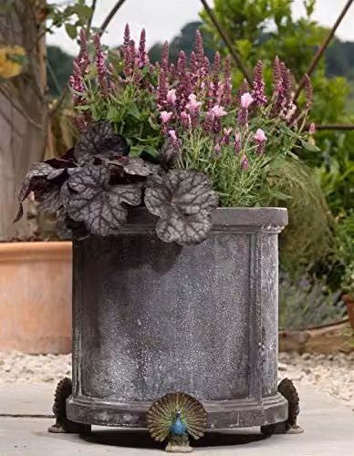 Potty Feet Peacock Figure Ceramic Plant Pot Feet, Multicolour, 3 Pieces – 2
