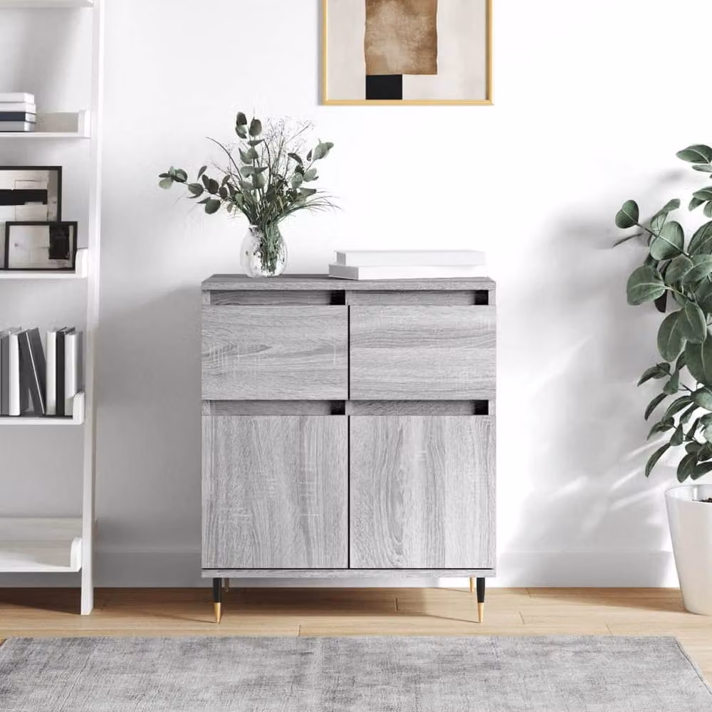 Berkfield Home Grey Sonoma Sideboard, W/D/H: 60 x 35 x 70 cm – 2