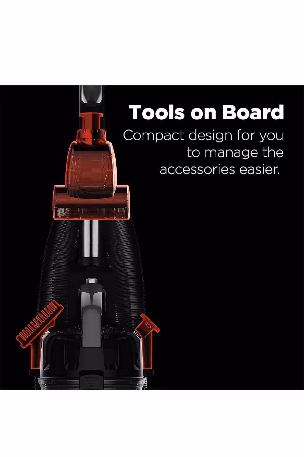 Living and Home Red Bagless Upright Vacuum Cleaner with 4.2L Capacity, 5 Height Settings and 3 Heads – 6