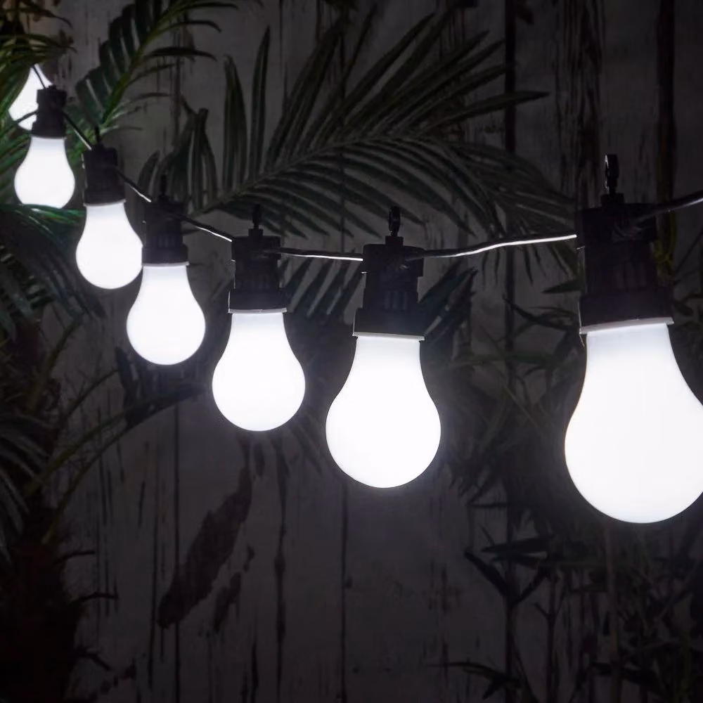 Noma RGB Colour Change Festoon Lights with 20 Bulbs in Multicolour and White