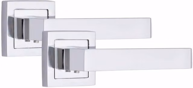 Golden Grace Door Handles in Chrome