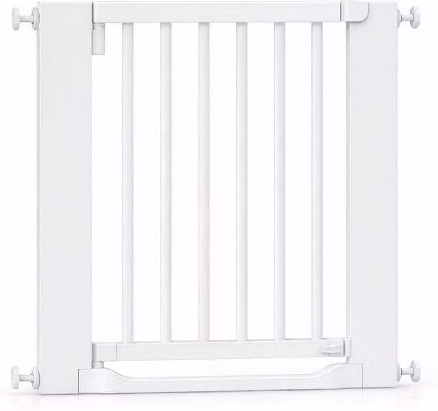 Safetots Wooden Heritage Flat Step Gate, White, W/H: 79.0 x 105.0 cm