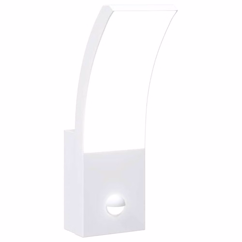 Berkfield Home Outdoor LED Wall Light with Motion Sensor in White Die-cast Aluminium – 2