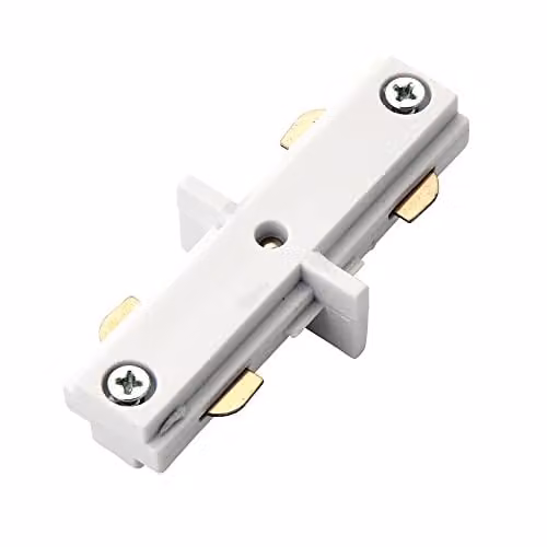 Loops White Plastic Strip Connector for Dimmable Track Lighting Systems