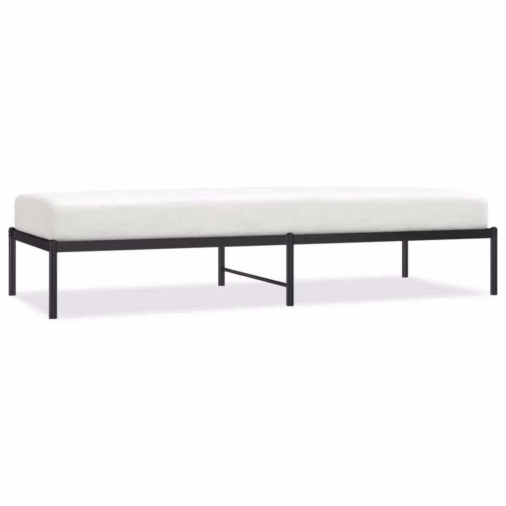 Berkfield Home Metal Bed Frame, Black, W: 80 cm, L: 200 cm – 2