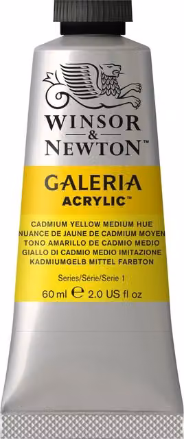 Winsor and Newton Galeria Acrylic Paint in Medium Yellow