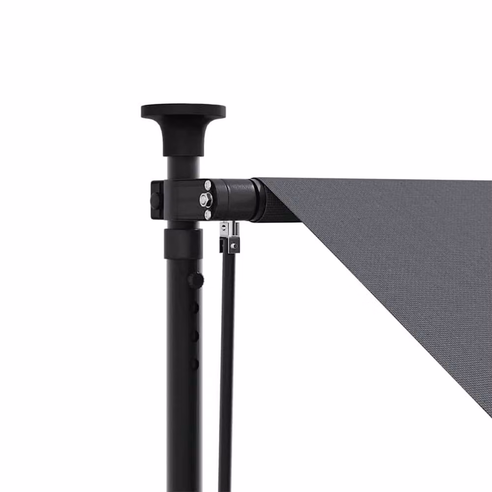 Berkfield Home Retractable Awning in Anthracite Grey with Polyester Fabric and Steel Frame, W: 300 cm, D: 150 cm – 3