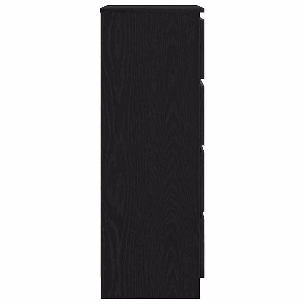 Berkfield Home Black Oak Sideboard, W/D/H: 60 x 35 x 98.5 cm – 1