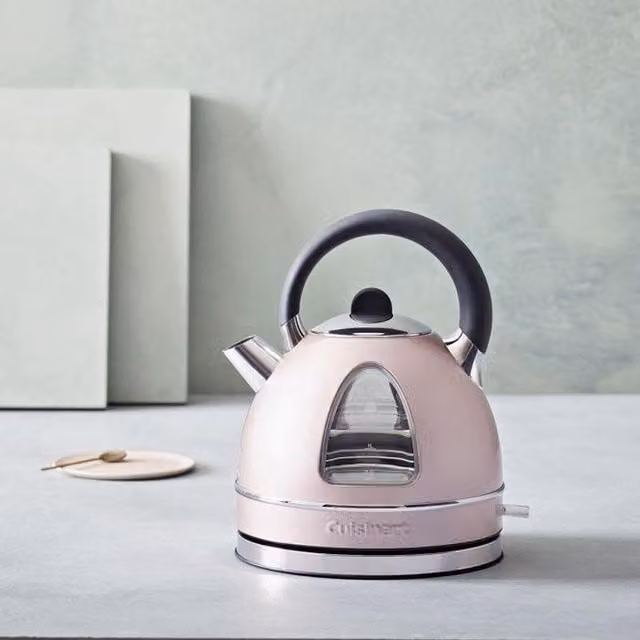 Cuisinart CTK17PU Stainless Steel Kettle with Limescale Filter, 1.7 l, Pink