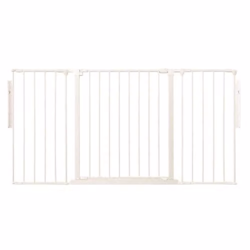 Safetots Premium Multi Panel Room Divider with Swing Door, White, Width: 148 cm, Height: 70 cm