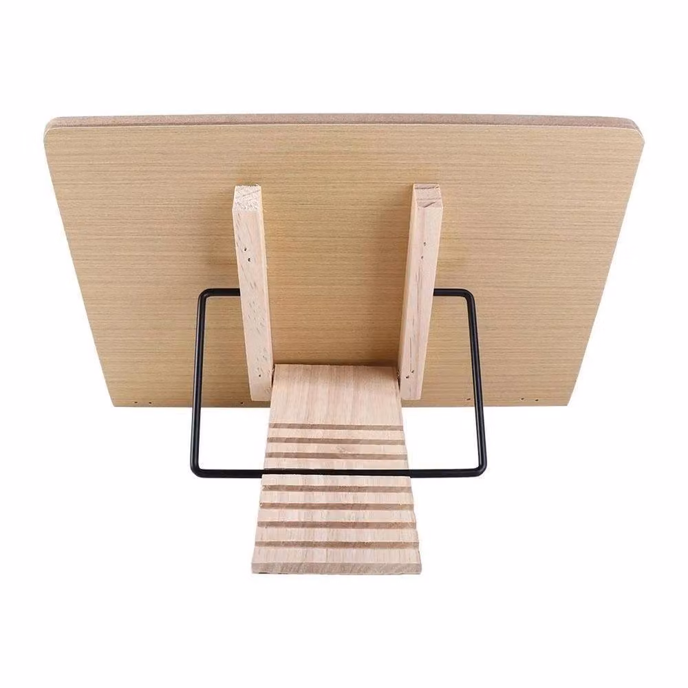 SPETLEK Adjustable Wooden Reading Stand in Brown, W: 100 cm, D: 50 cm, H: 50 cm – 2