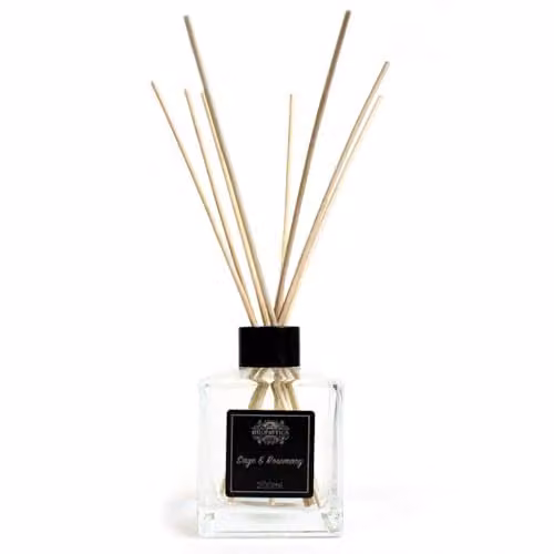 KDMD Sage and Rosemary Essential Oil Reed Diffuser, 200ml, Black – 2