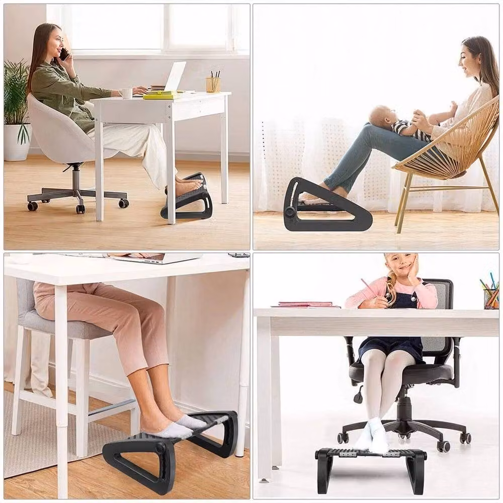 FLAVORA Ergonomic Office Foot Rest in Black – 4