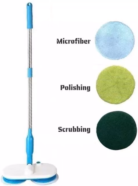 SPETLEK Electric Floating Mop Rechargeable Cordless Floor Cleaner in Multicolour