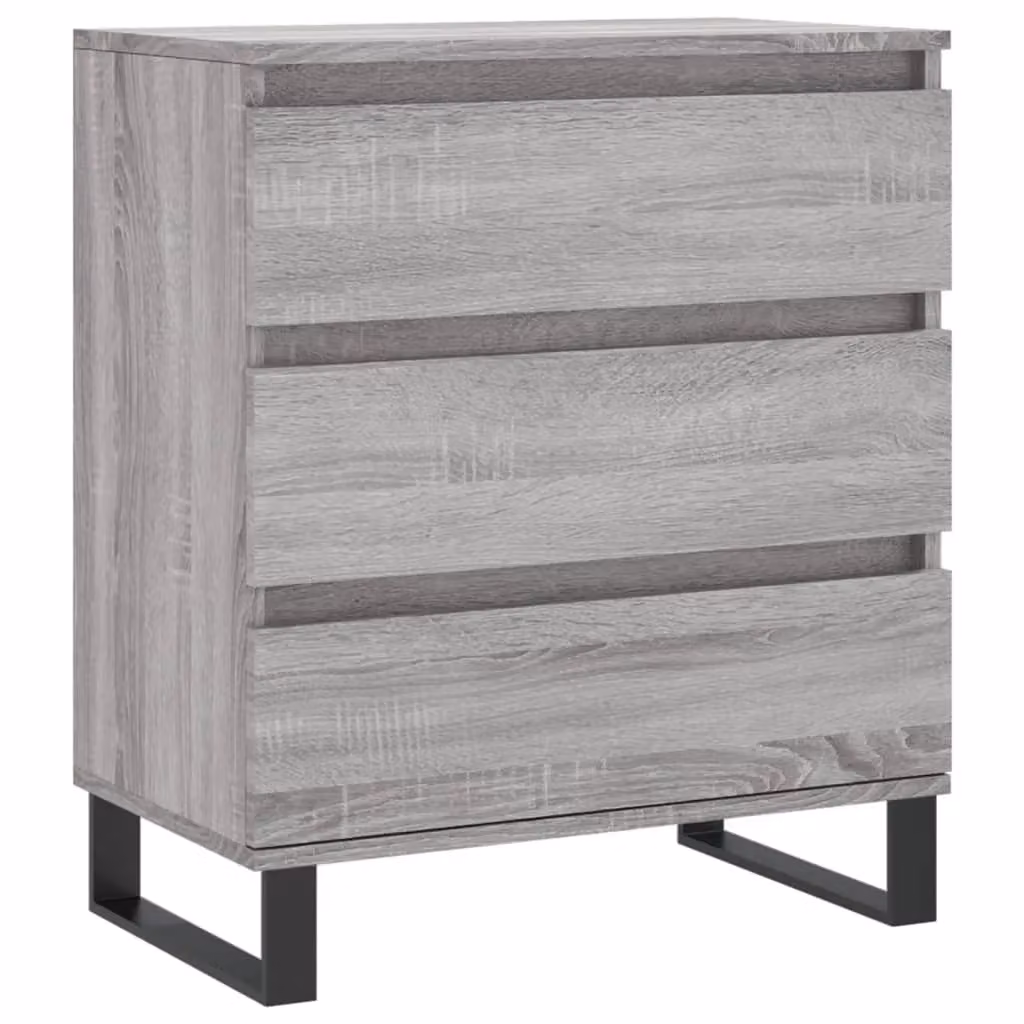 Berkfield Home Grey Sonoma Sideboard in Engineered Wood, W: 60 cm, D: 35 cm, H: 70 cm – 2