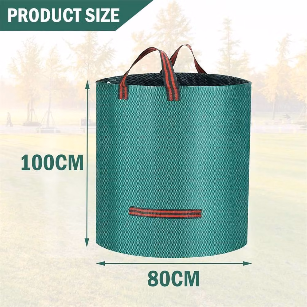 Nordara Heavy Duty Green Garden Waste Bags for Grass and Leaves, 2 x 500L – 2