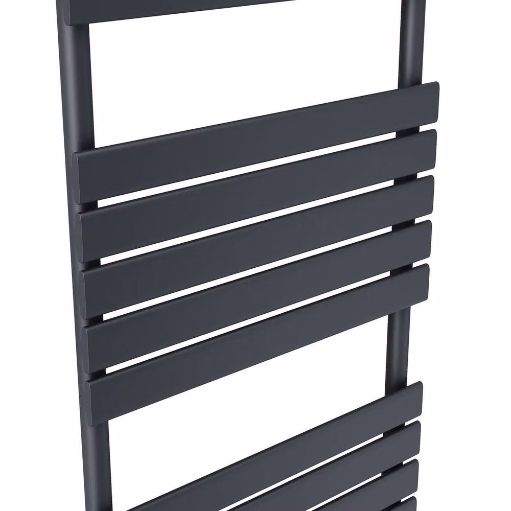 ERGOVEXA Black Steel Flat Panel Towel Rail Radiator – 4