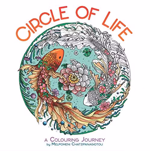 LOM ART Circle of Life: A Colouring Journey Adult Colouring Book, Multicolour