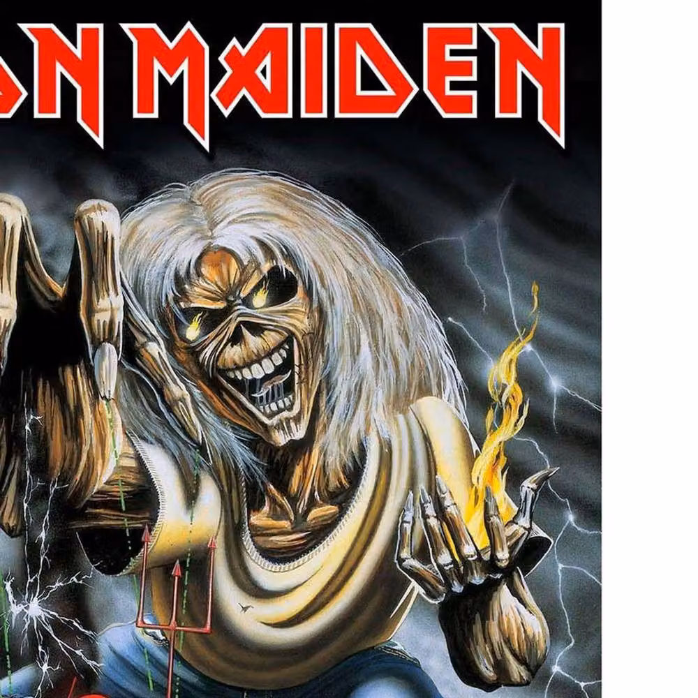 Iron Maiden Number Of The Beast Multicolour Textile Poster – 2