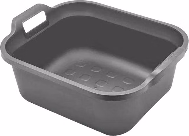 Addis Washing Up Bowl in Grey, W/D/H: 32.0 x 14.0 x 32.0 cm