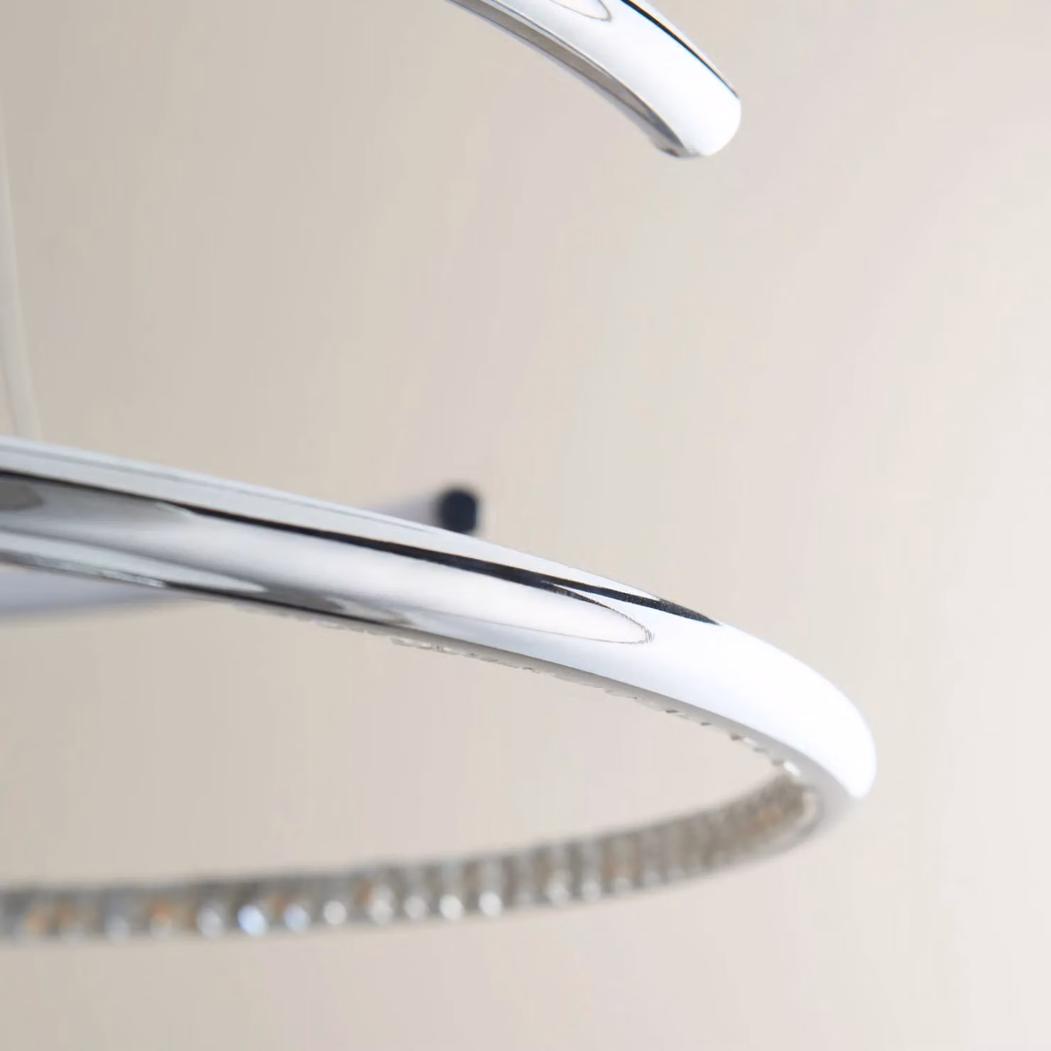 Pagazzi Mabel Silver Chrome Crystal LED Dimmable Pendant Ceiling Light – 2