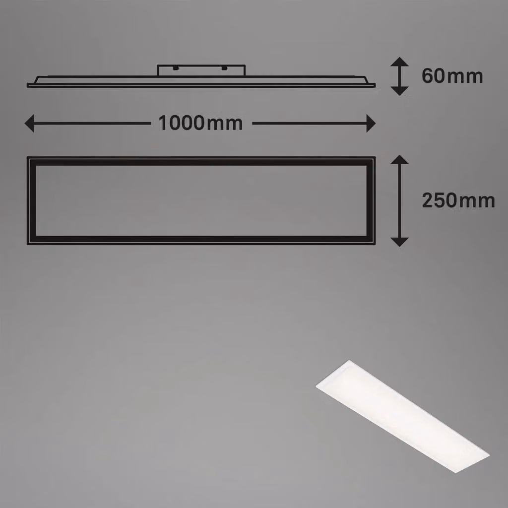 Briloner White 22W LED Ceiling Panel – 4