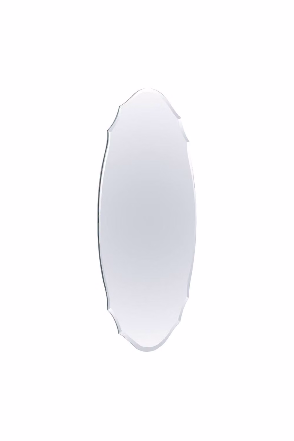 Garden Sanctuary Minimalist Beveled Edge Glass Wall Mirror in Transparent – 2