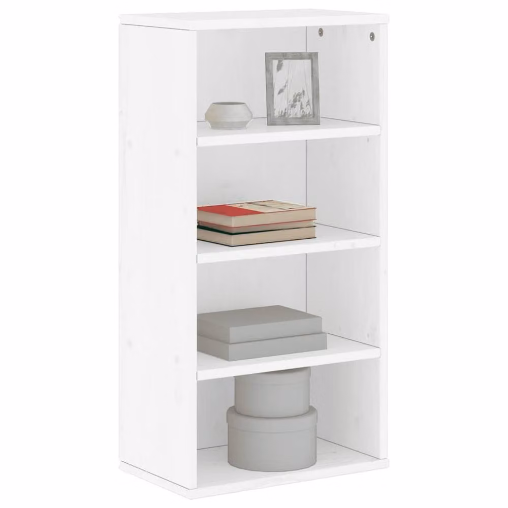 Berkfield Home ODDA Side Cabinet in White Solid Wood Pine, W/D/H: 40 x 24 x 79 cm – 2