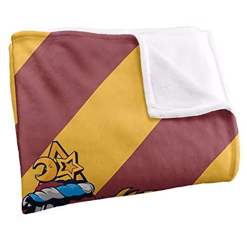 Warner Brothers Harry Potter Gryffindor Crest 4 White Fleece Blanket W/D/H: 152 x 127 cm – 2