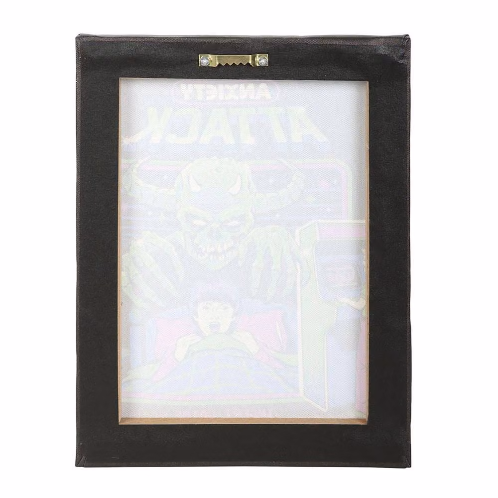Steven Rhodes Anxiety Attack Multicolour Canvas Plaque – 2