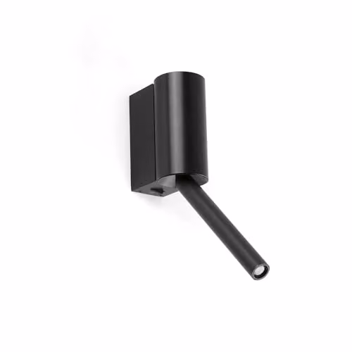 Netlighting Dante Adjustable LED Reading Wall Light in Matt Black, 3W, 2700K – 1