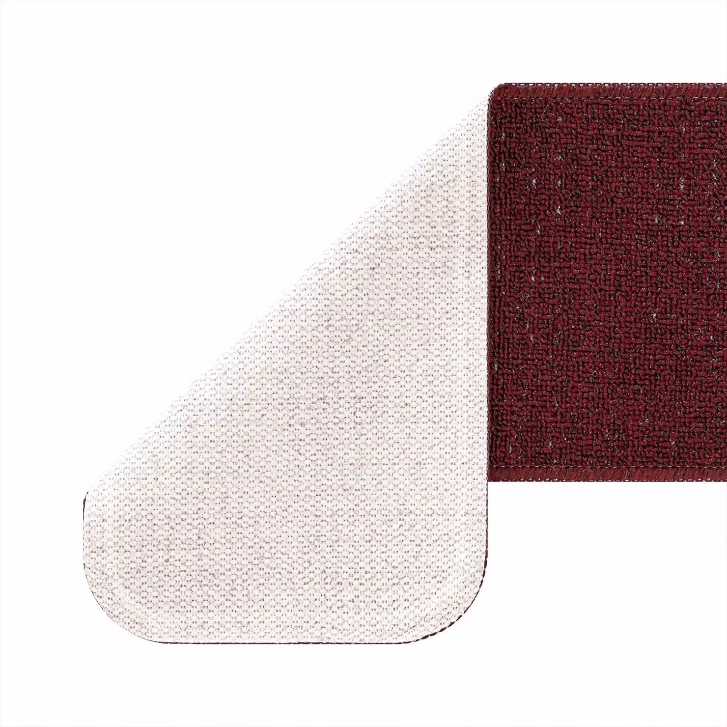 Berkfield Home Non-Slip Stair Mats with Latex Backing, Bordeaux Red, W/D: 20 x 75 cm – 4