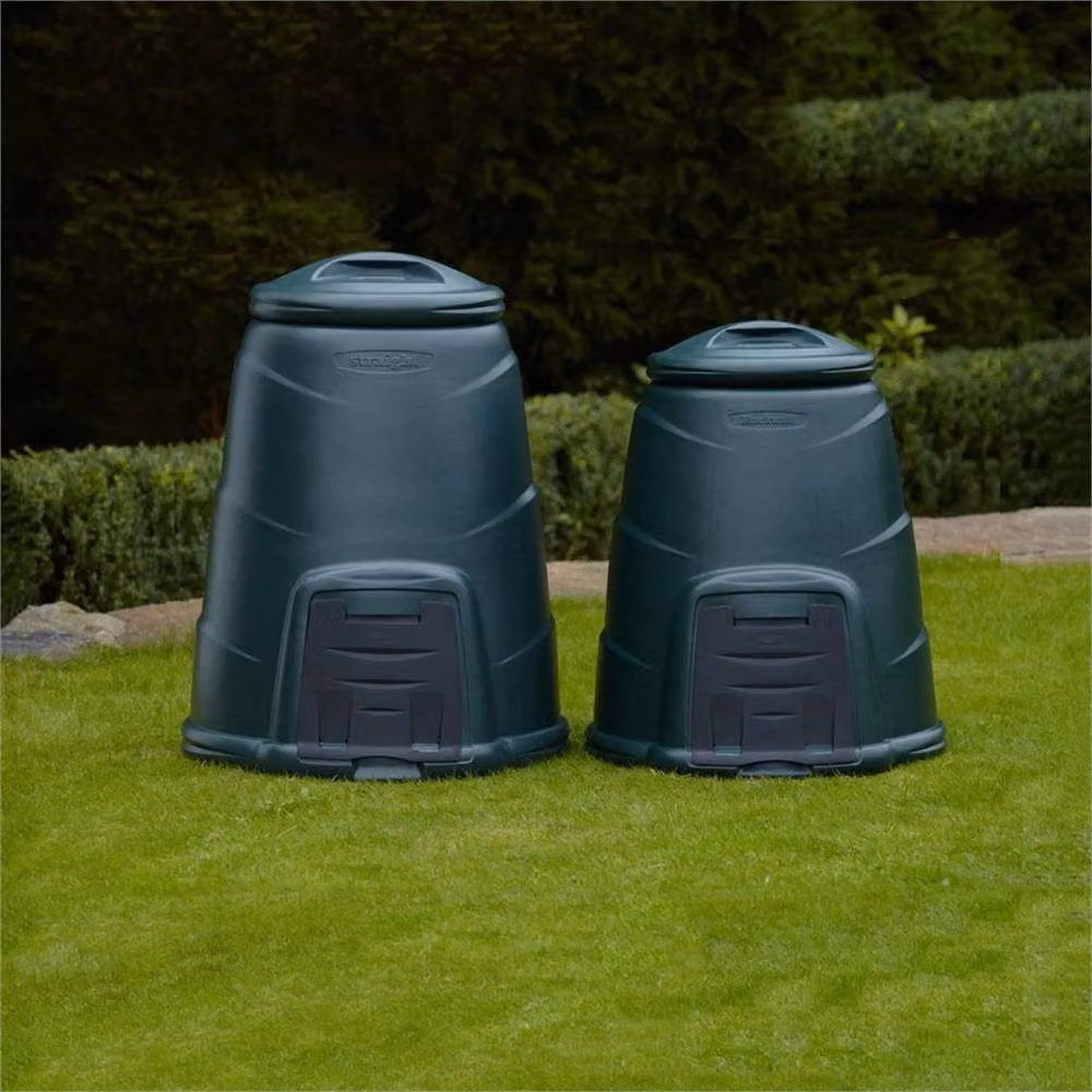 Nordara Green Plastic Compost Bin with Pedal Operation – 3