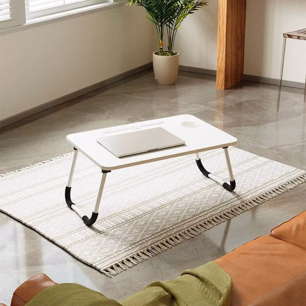 PAWNORA Folding Laptop Bed Table in White – 3