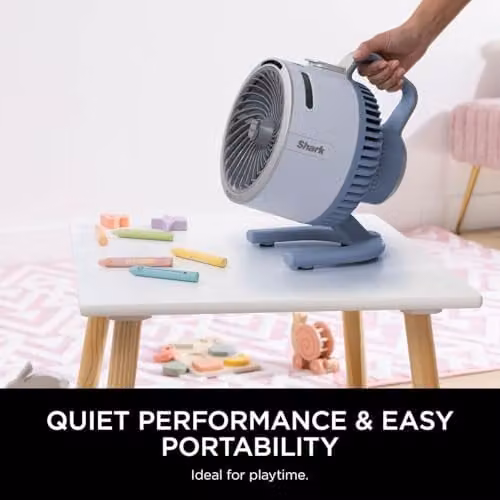 Shark FlexBreeze HydroGo Cordless Portable Fan, Glacier White, W/D/H: 22 x 21 x 29.1 cm – 5