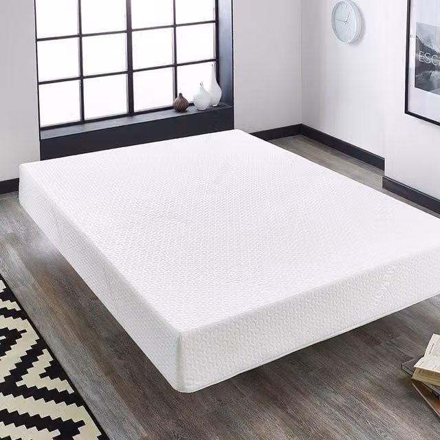 Aspire Memory Foam Mattress in White, W/D/H: 140 x 200 cm