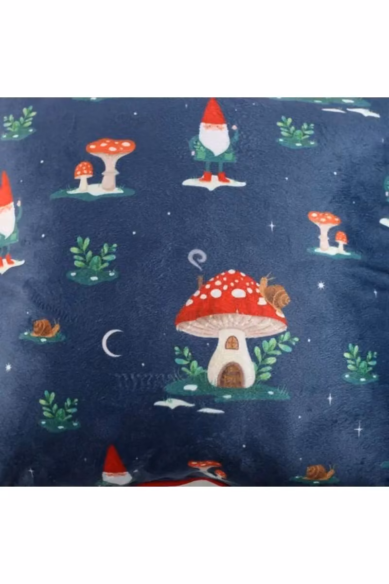 Something Different Wholesale Gnome Sweet Gnome Square Cushion in Blue, 35 x 35 cm – 5