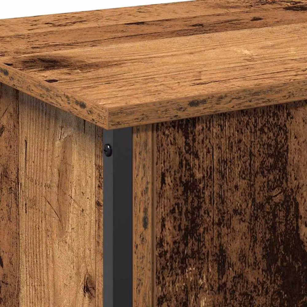 Berkfield Home Old Wood TV Unit in Brown, W/D/H: 102 x 35 x 45 cm – 5